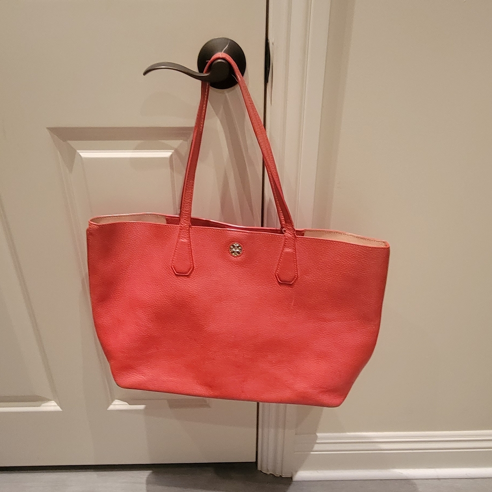 Tory Burch Coral Tote Bag